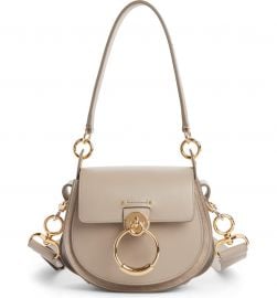 Chlo   Small Tess Calfskin Leather Shoulder Bag   Nordstrom at Nordstrom